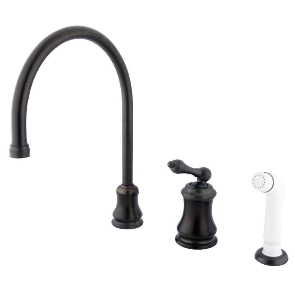 Kingston Brass KS3818AL Widespread Kitchen Faucet