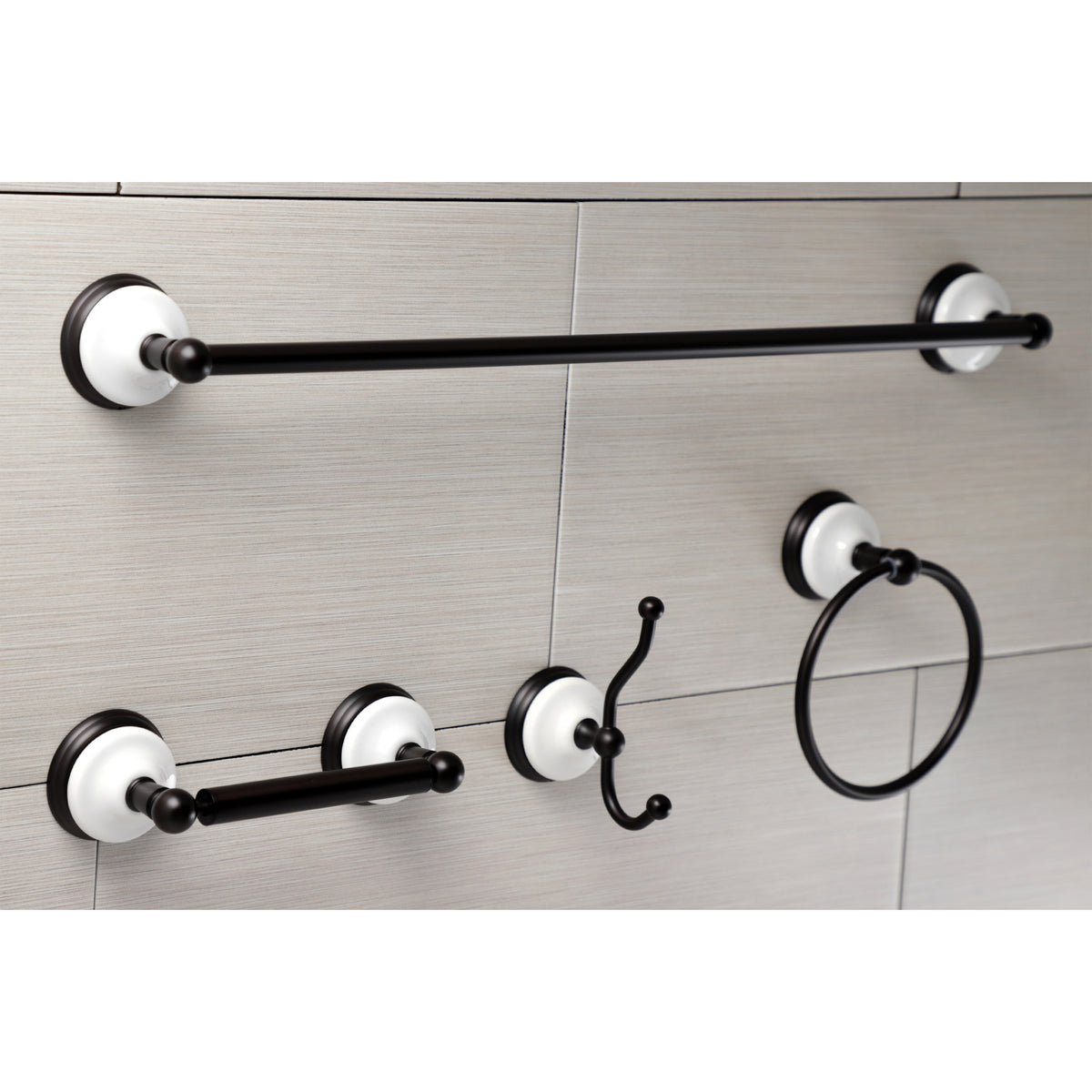 Kingston Brass Victorian 4-Piece Bathroom Hardware