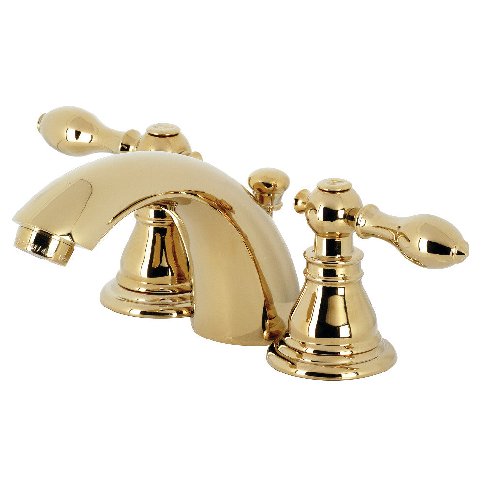 Kingston Brass KB958ACL American Classic Mini-Widespread Bathroom Faucet with Plastic Pop-Up