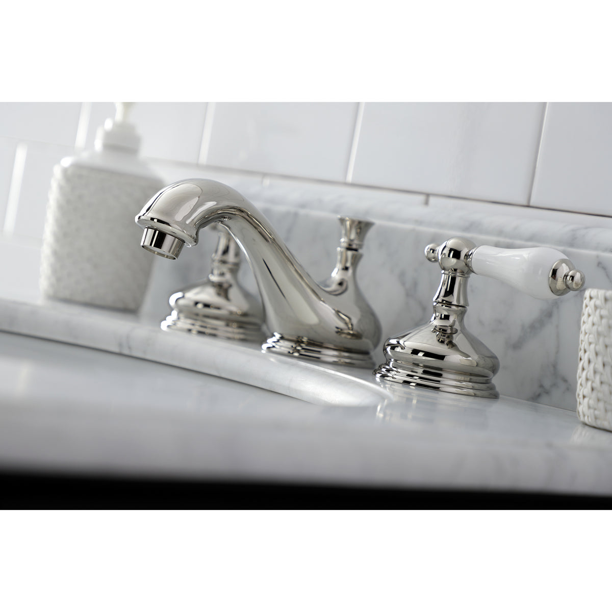 Kingston Brass KS1162PL 8 in. Widespread Bathroom Faucet