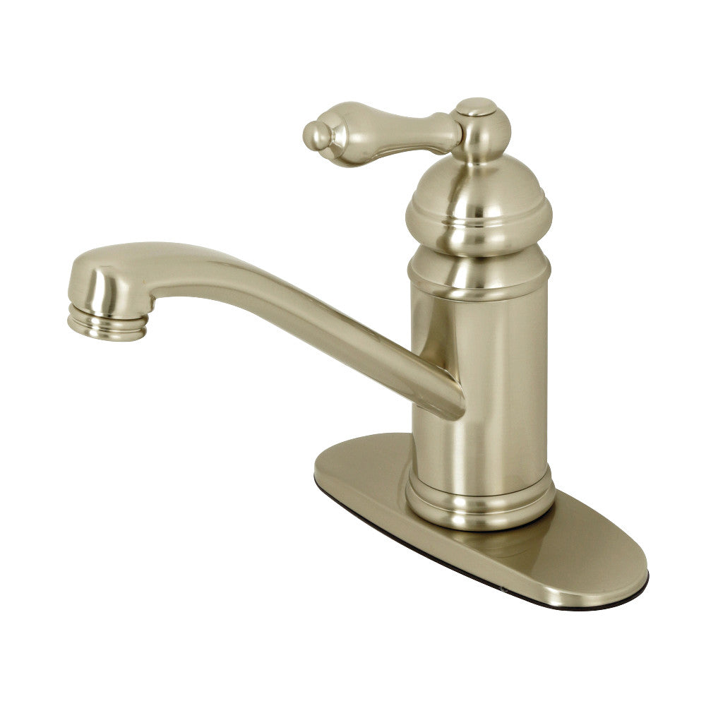 Kingston Brass KS3408AL Vintage Single-Handle Bathroom Faucet with Push Pop-Up