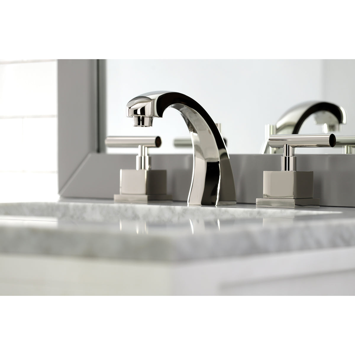 Kingston Brass KS4983CQL Claremont 8" Widespread Bathroom Faucet