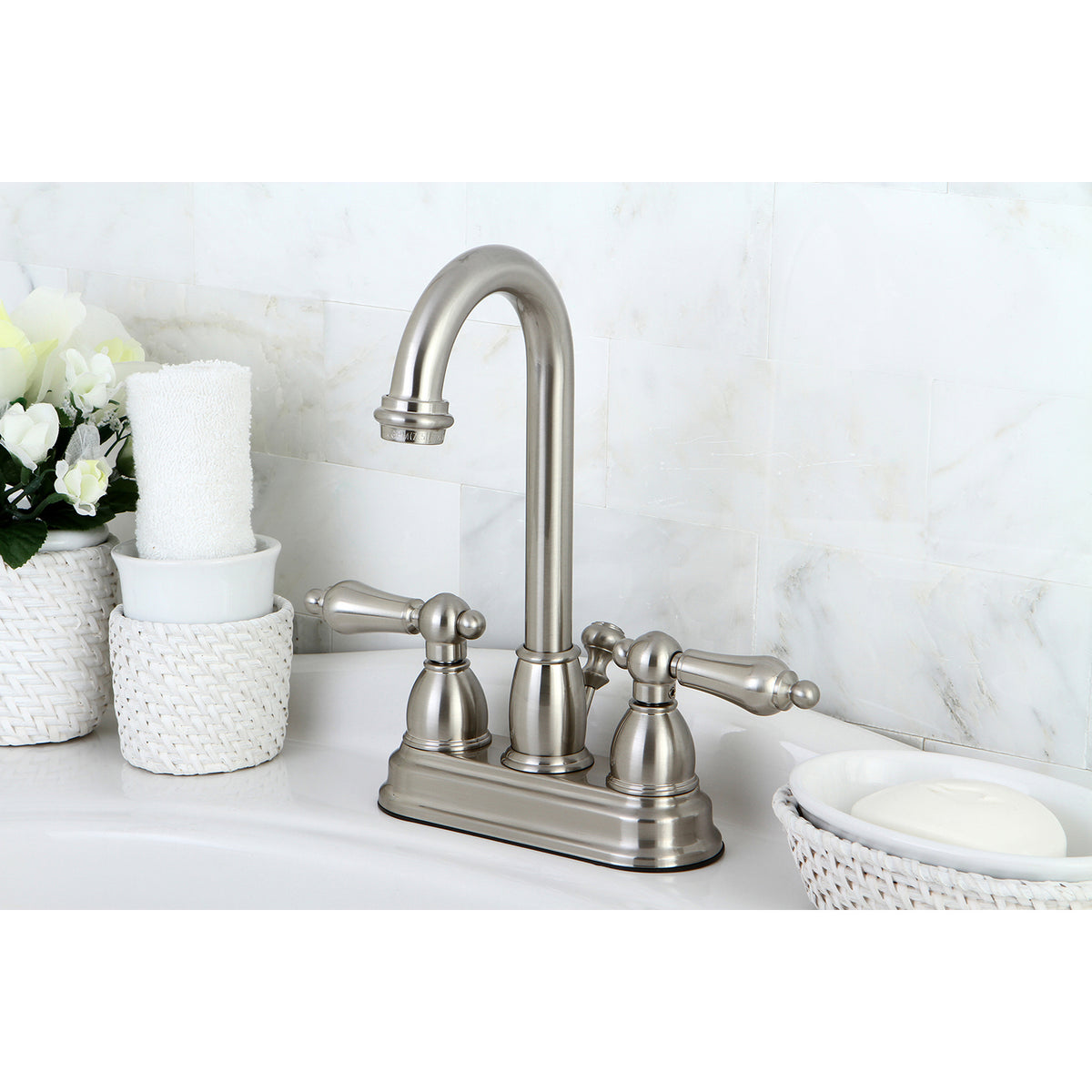 Kingston Brass KB3611AL 4 in. Centerset Bathroom Faucet