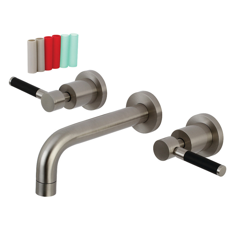 Kingston Brass KS8121DKL Kaiser 2-Handle Wall Mount Bathroom Faucet