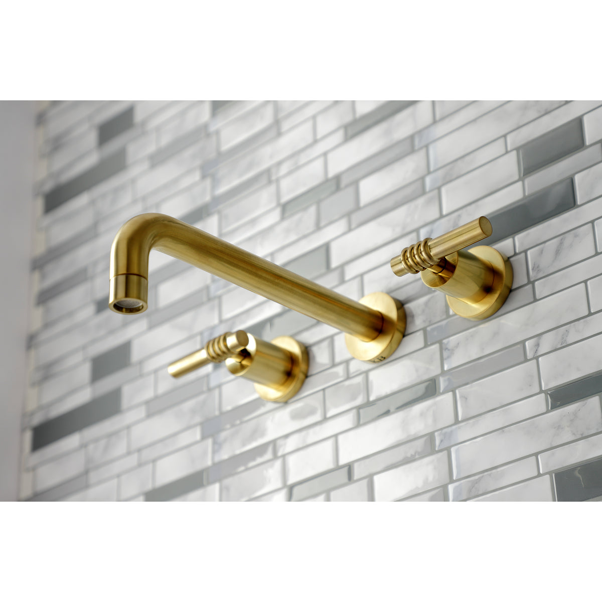 Milano Two-Handle Wall Mount Tub Faucet