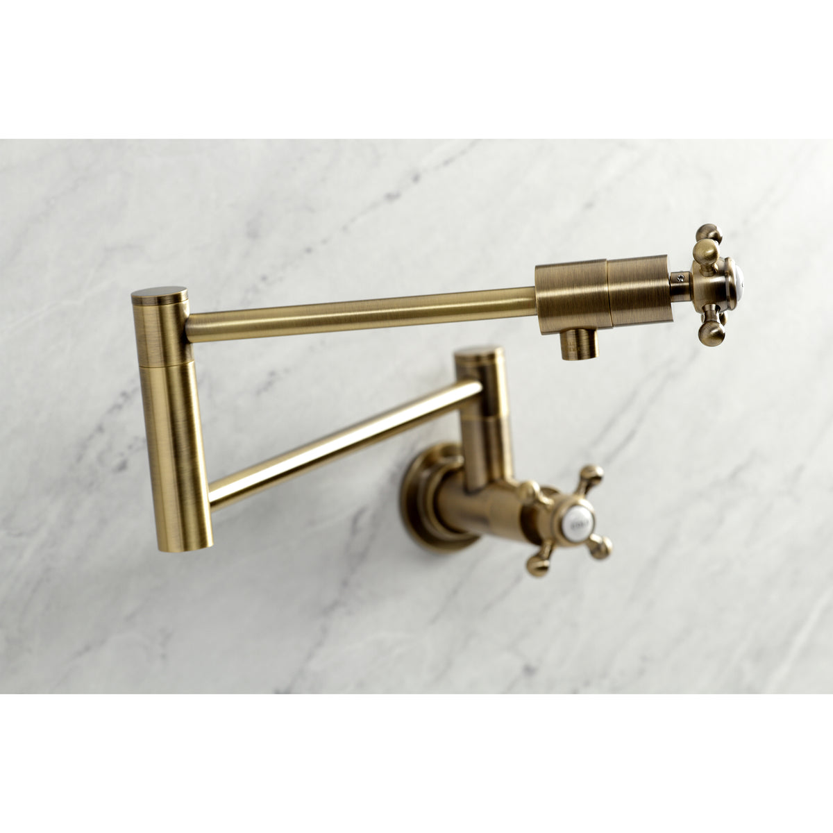Kingston Brass KS4106BX Metropolitan Wall Mount Pot Filler