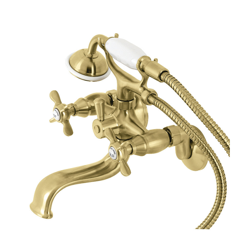 Essex Wall Mount Clawfoot Tub Faucet with Hand Shower