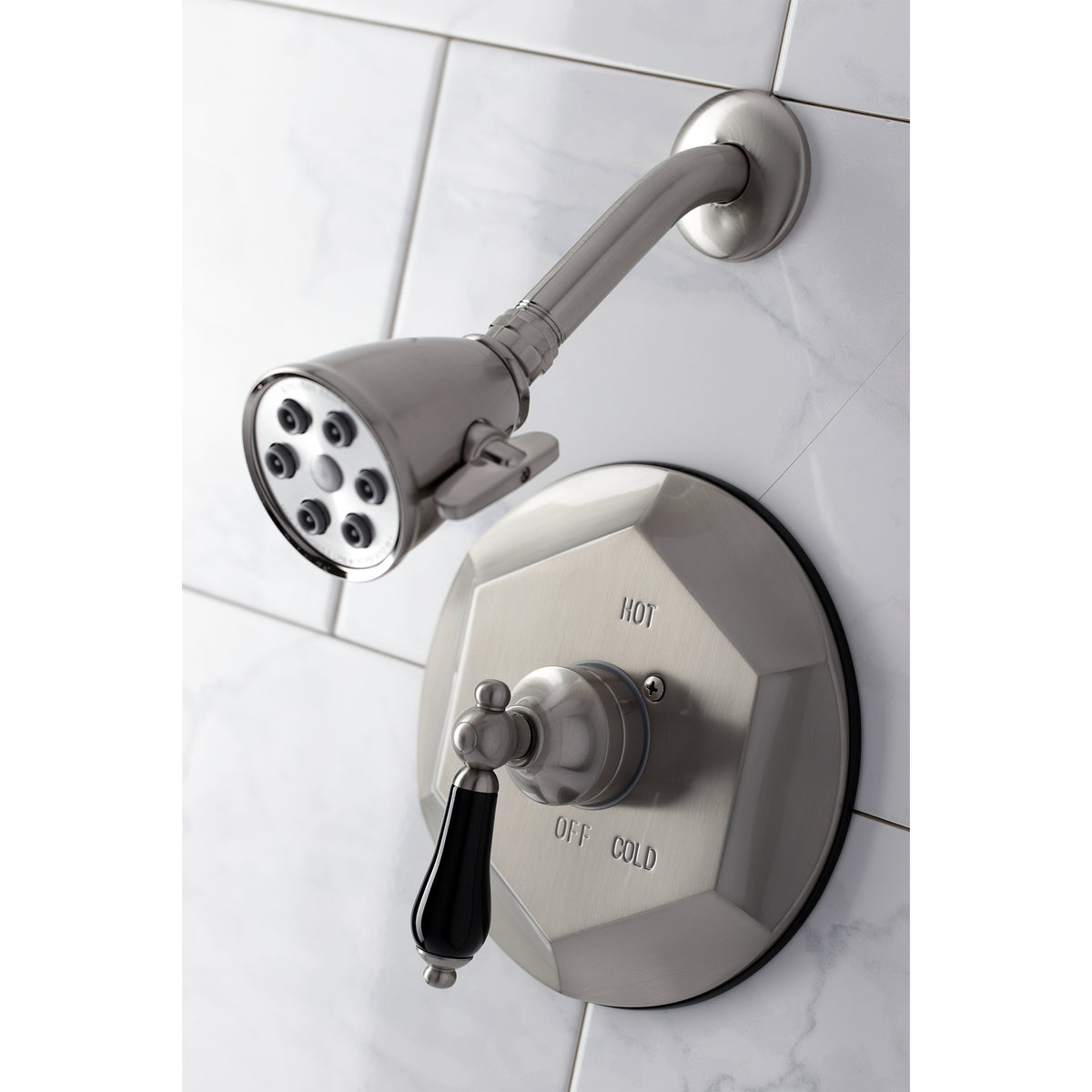 Metropolitan Onyx Shower Faucet Only with Lever Handle