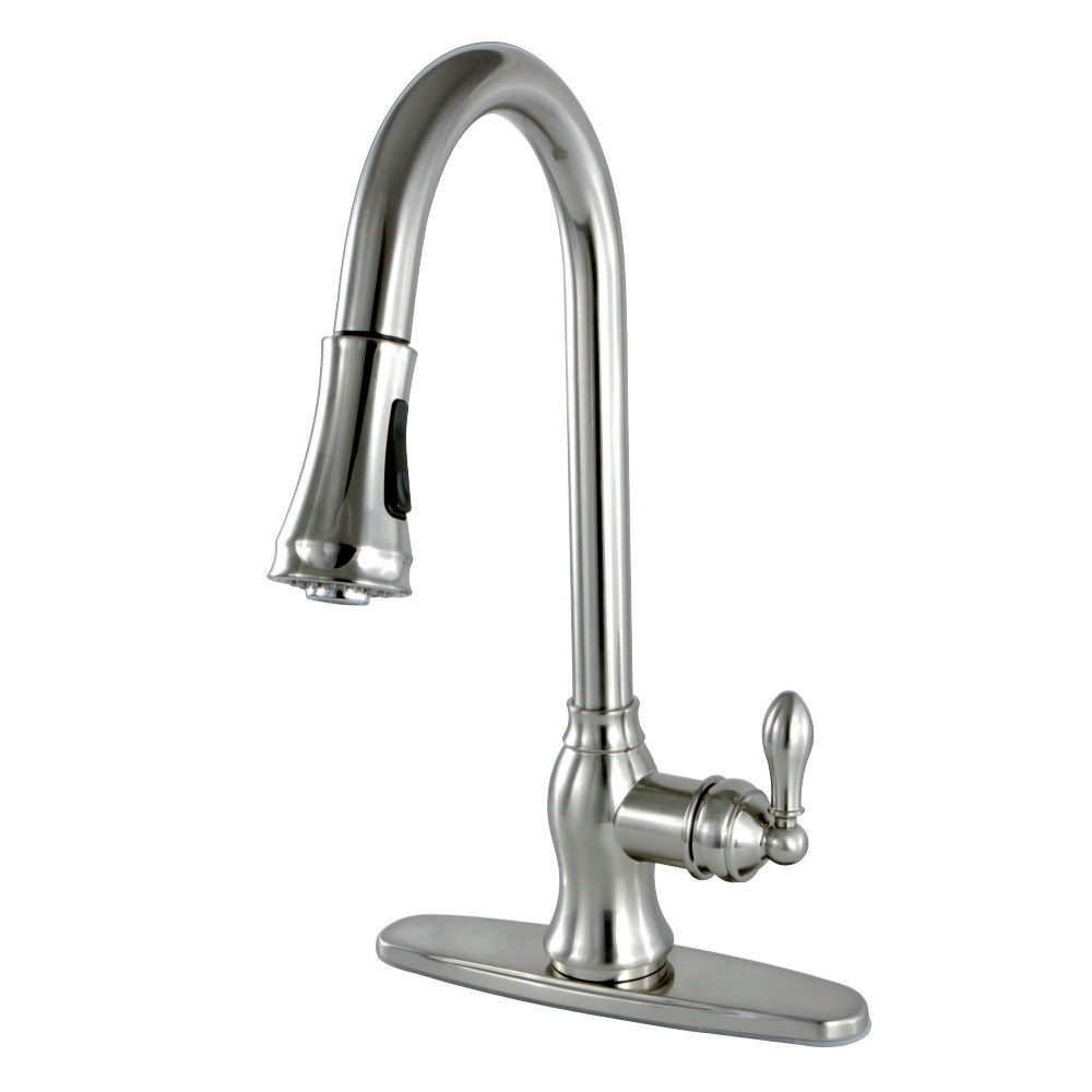 Gourmetier GSY7771ACL American Classic Single-Handle Pull-Down Sprayer Kitchen Faucet
