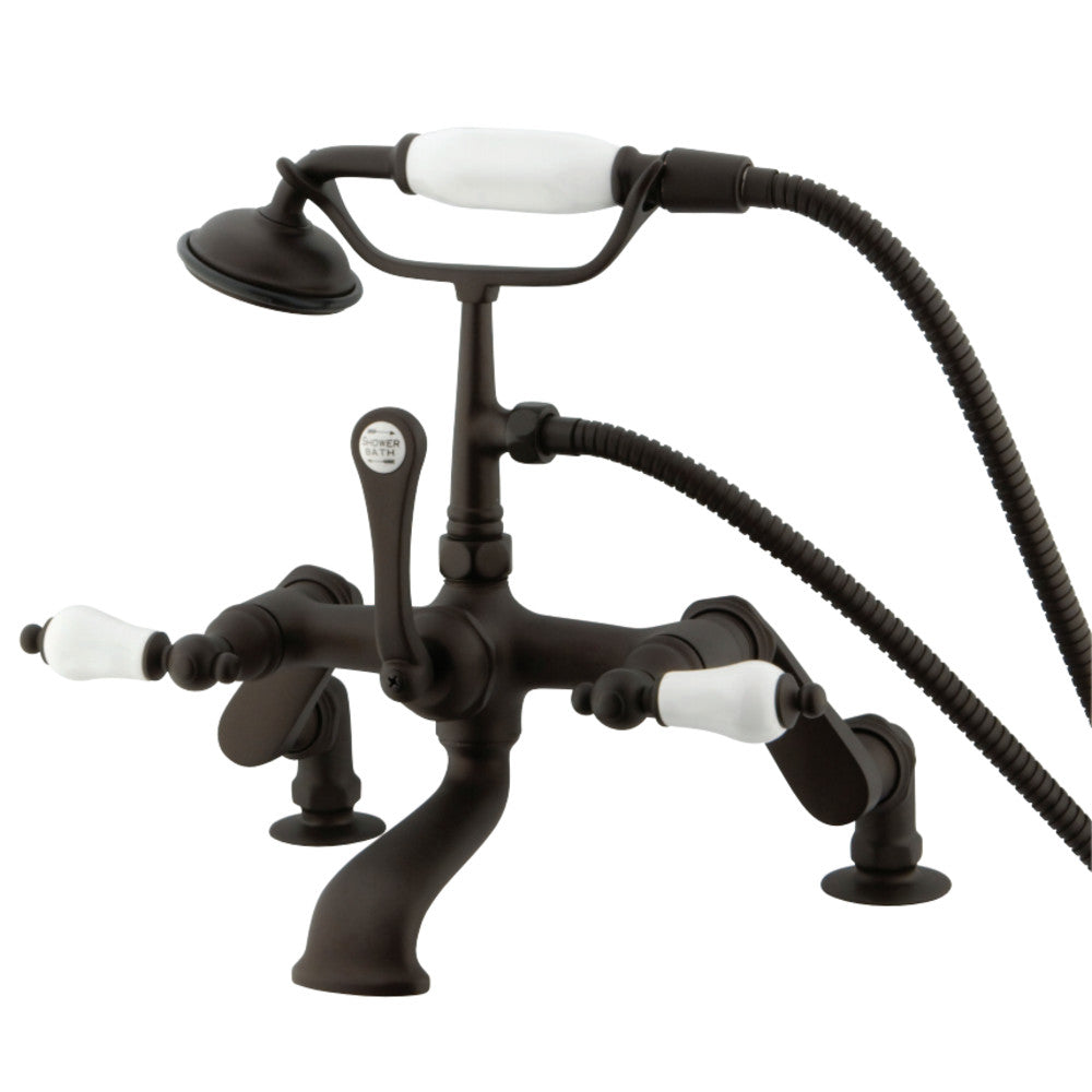 Vintage Adjustable Center Deck Mount Tub Faucet