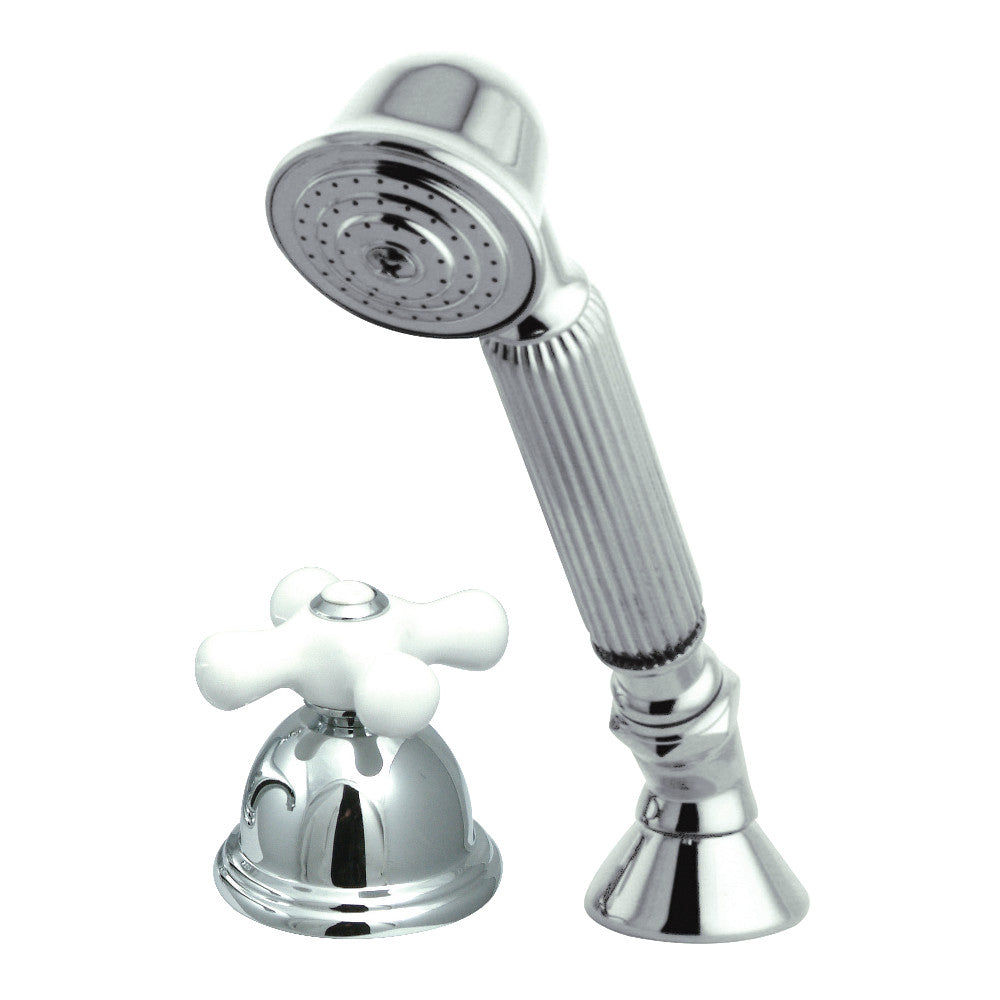 Kingston Brass Deck Mount Hand Shower with Diverter for Roman Tub Faucet