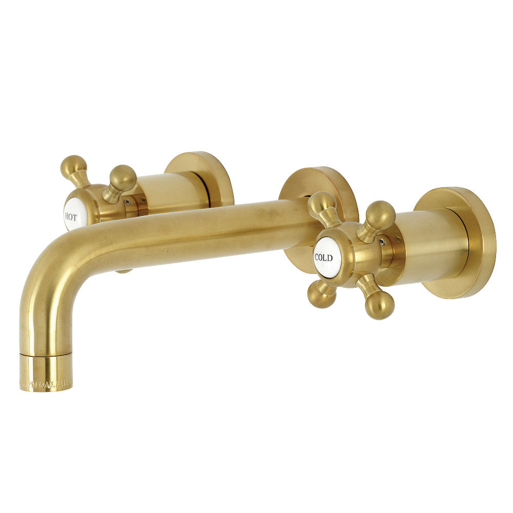 Kingston Brass KS8121BX Metropolitan 2-Handle 8 in. Wall Mount Bathroom Faucet