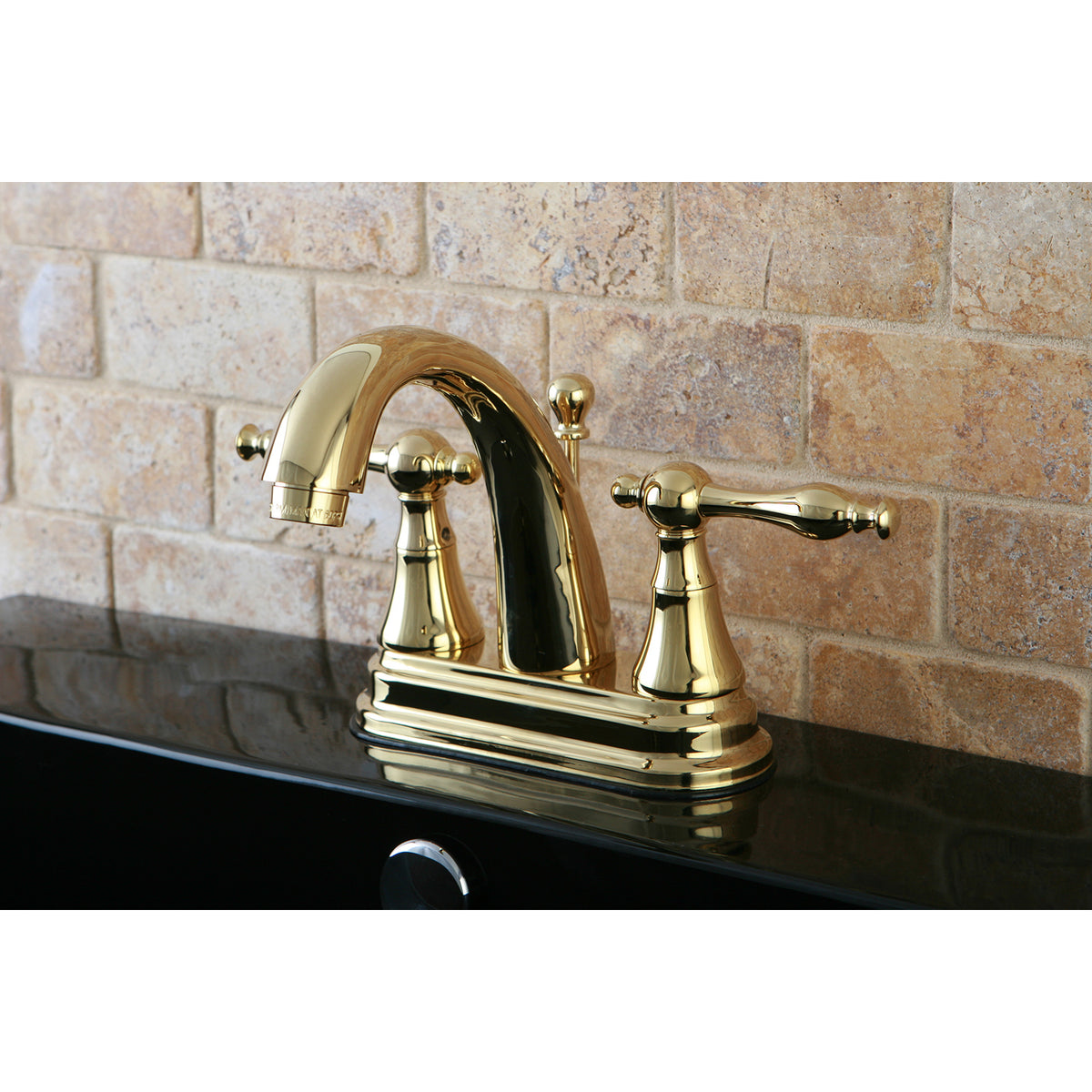 Kingston Brass KS7612NL 4 in. Centerset Bathroom Faucet