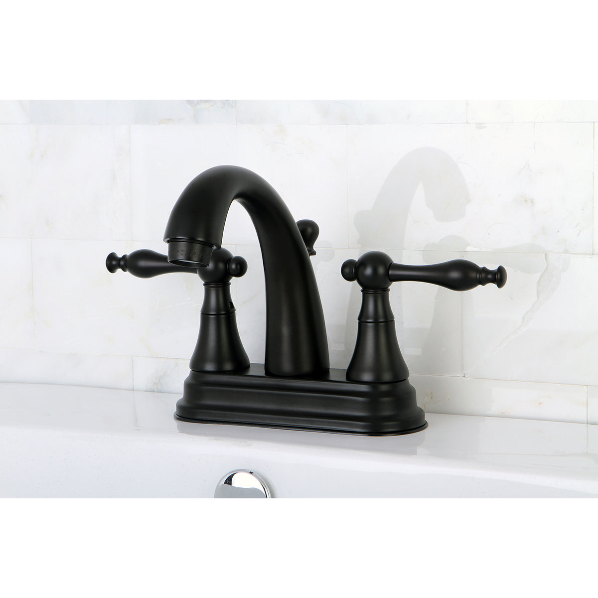 Kingston Brass KS7612NL 4 in. Centerset Bathroom Faucet
