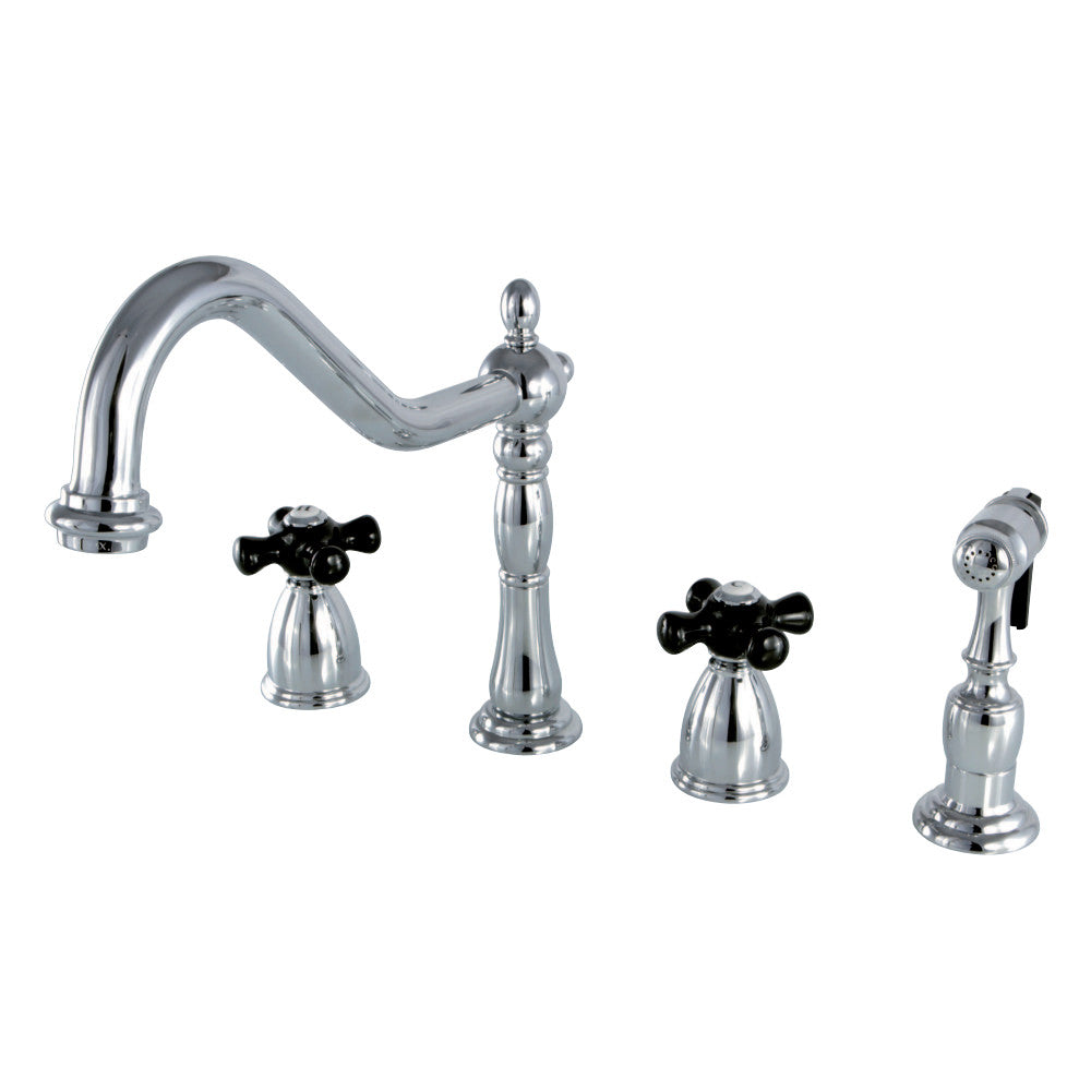 Kingston Brass KB1798PKXBS Widespread Kitchen Faucet