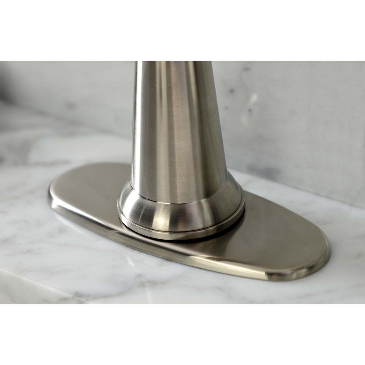 Kingston Brass KSD154BXPB Nautical Single-Handle Bathroom Faucet with Push Pop-Up