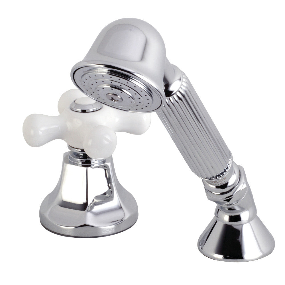 Kingston Brass Deck Mount Hand Shower with Diverter for Roman Tub Faucet