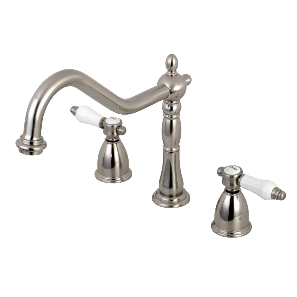 Kingston Brass KB1792BPLLS Widespread Kitchen Faucet