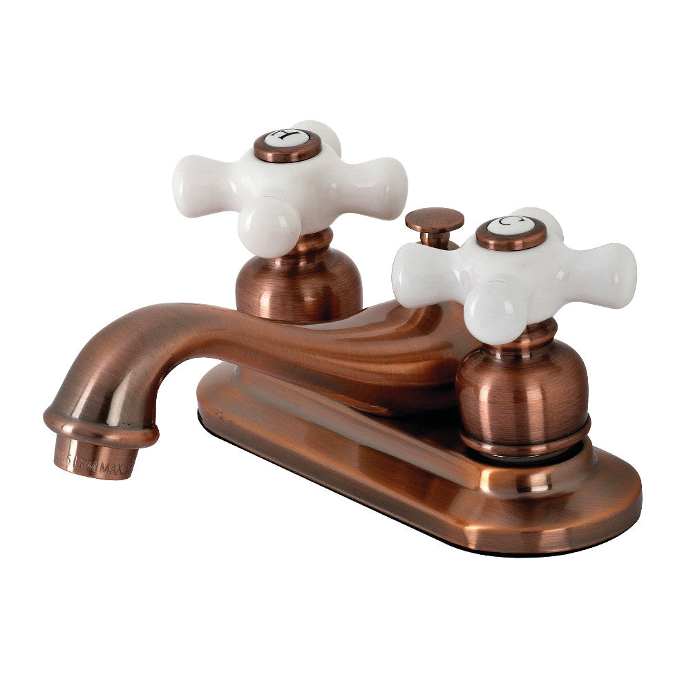 Kingston Brass KB601PX Restoration 4 in. Centerset Bathroom Faucet