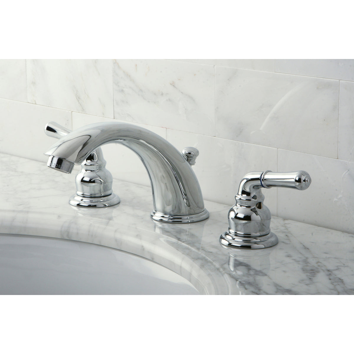 Kingston Brass KB963 Magellan Widespread Bathroom Faucet with Retail Pop-Up