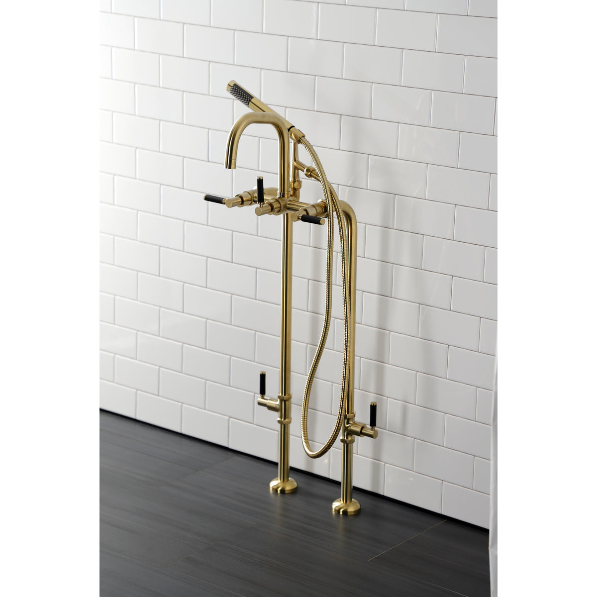 Vintage CCK8406DKL Concord Freestanding Tub Faucet with Supply Line,Stop Valve