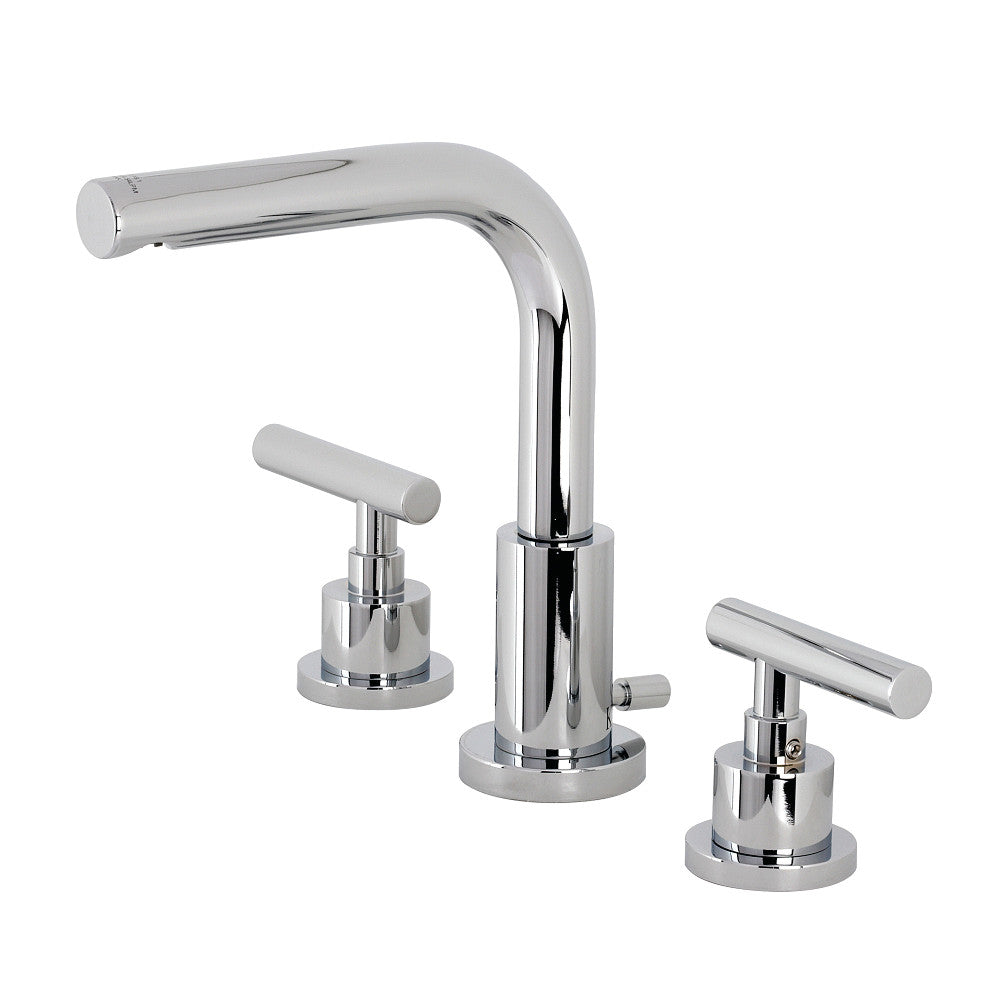 Kingston Brass FSC8955CML Manhattan Widespread Bathroom Faucet with Brass Pop-Up
