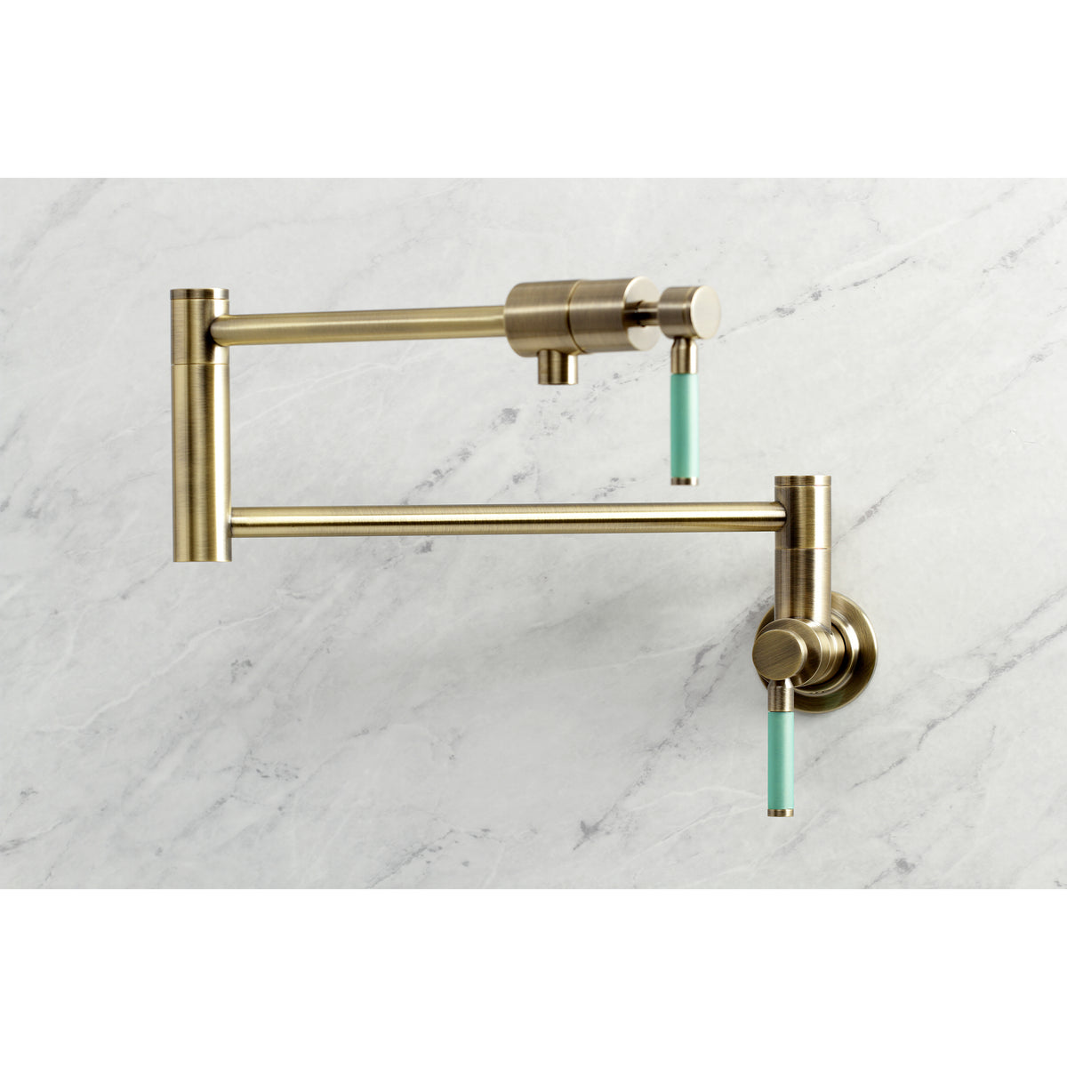 Kingston Brass KS4106DKL Kaiser Wall Mount Pot Filler