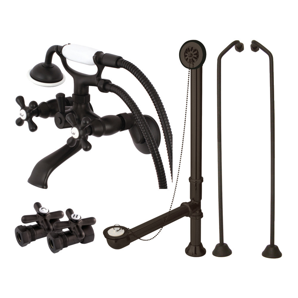 Vintage Wall Mount Clawfoot Faucet Package