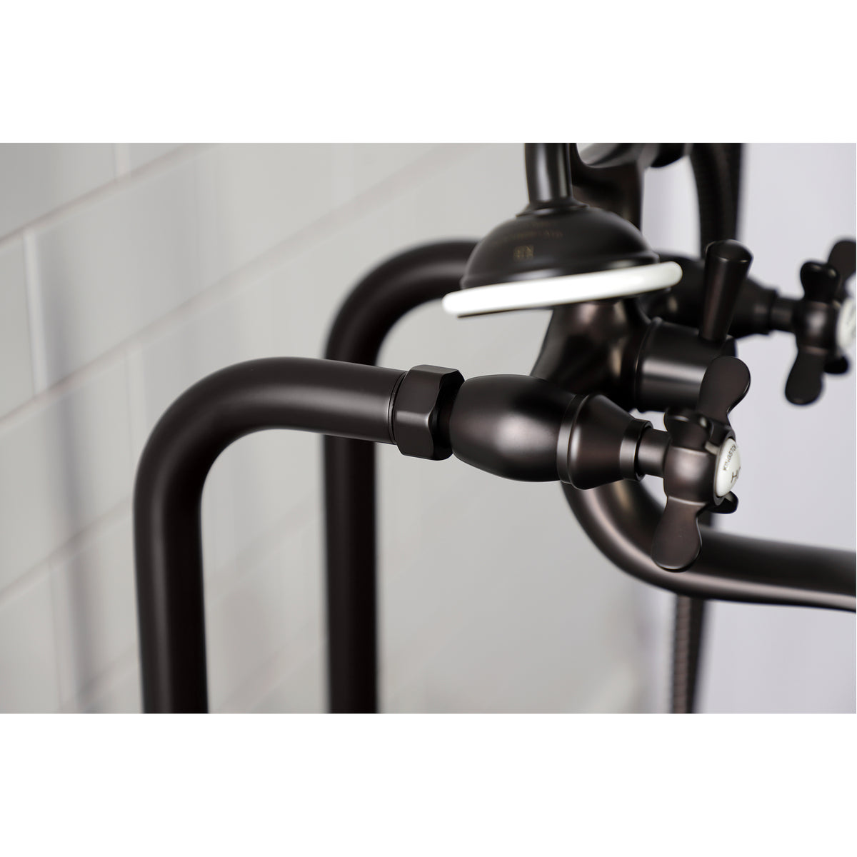 Essex Freestanding Clawfoot Tub Faucet Package with Supply Line