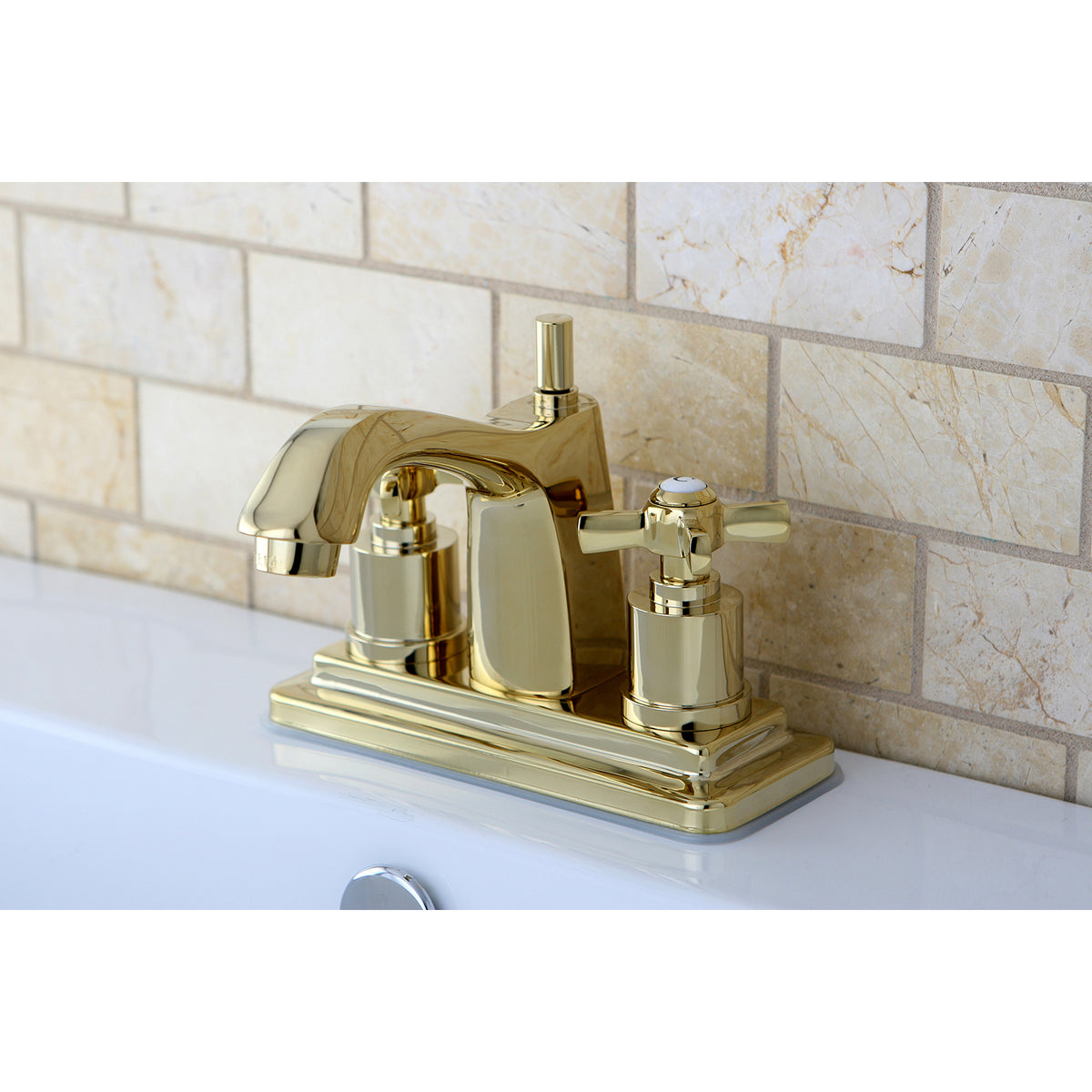 Kingston Brass KS8648ZX 4 in. Centerset Bathroom Faucet