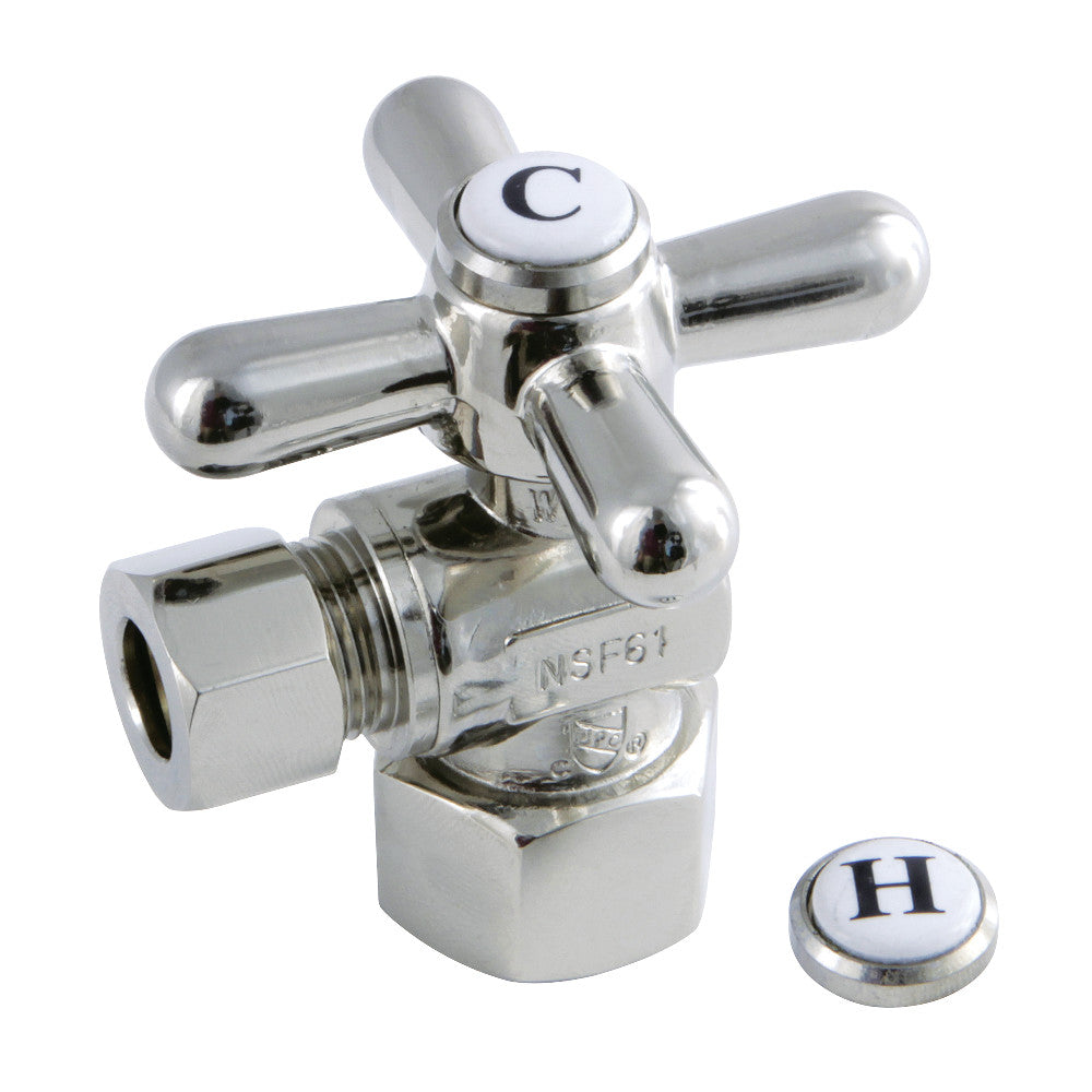 Kingston Brass Quarter Turn Valve (1/2" FIP X 3/8" O.D. Compression)