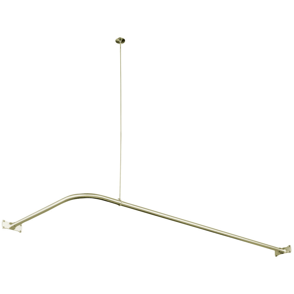Kingston Brass Corner Shower Rod