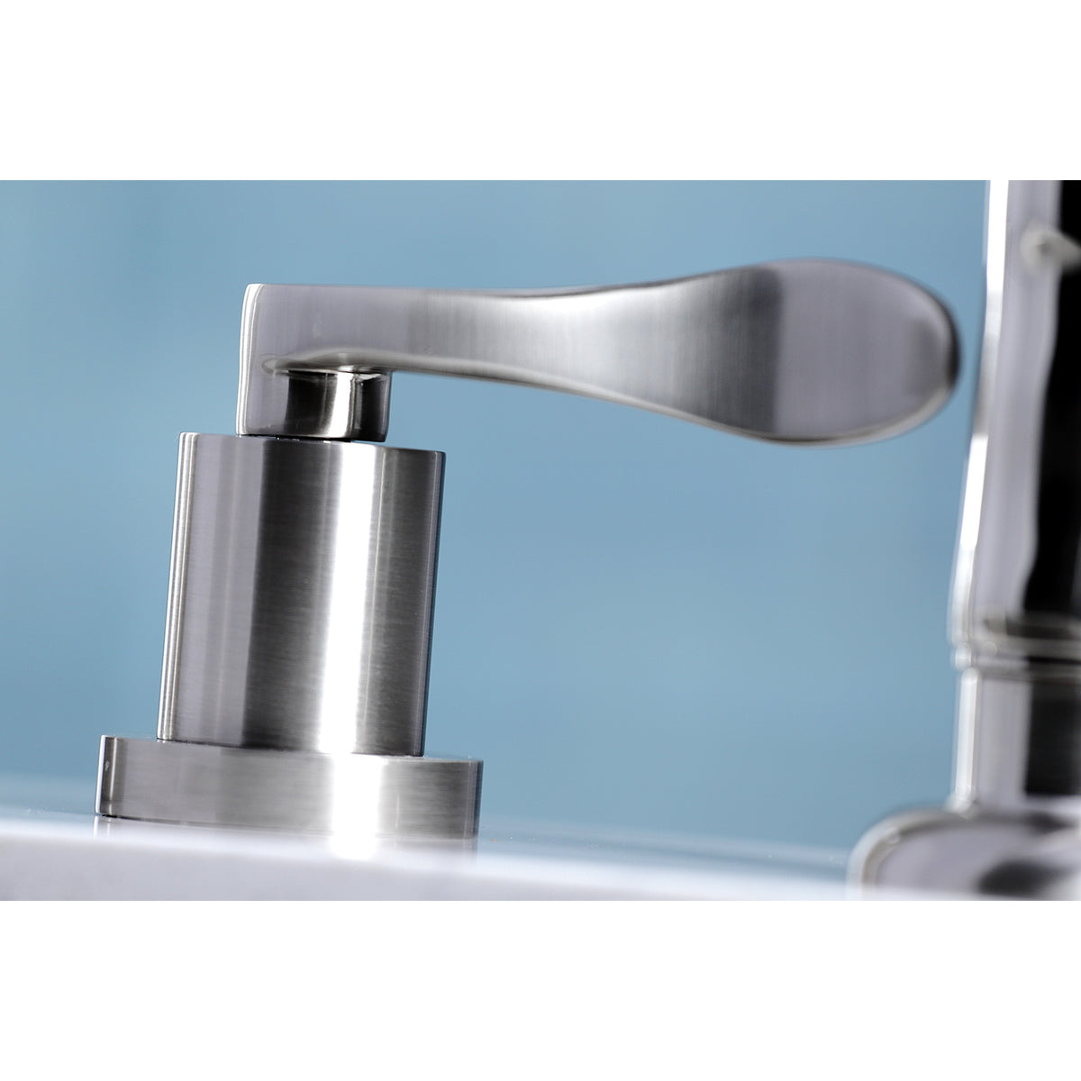 Kingston Brass KS8728DFL 8-Inch to 16-Inch Widespread Kitchen Faucet