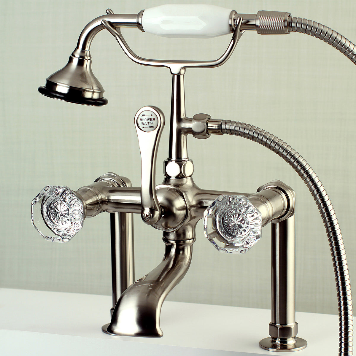 Vintage AE103T2WCL Celebrity Deck Mount Clawfoot Tub Faucet