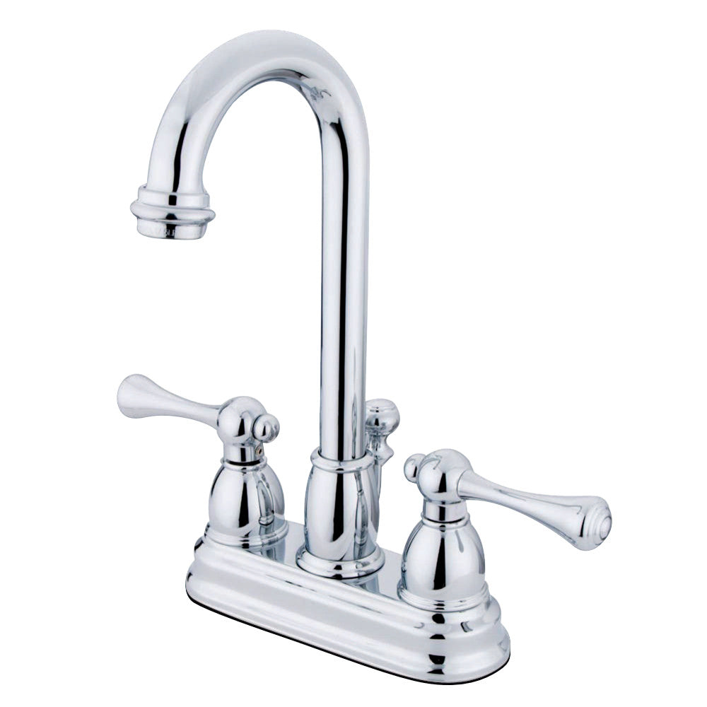 Kingston Brass KB3611BL 4 in. Centerset Bathroom Faucet
