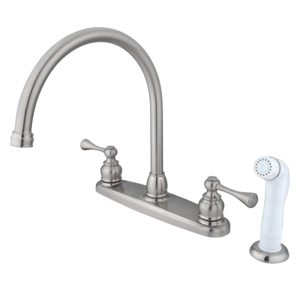 Kingston Brass KB725BL 8-Inch Centerset Kitchen Faucet