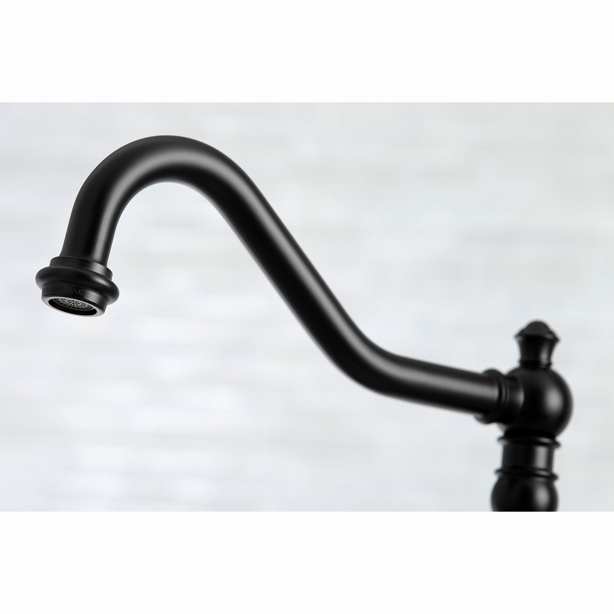 Kingston Brass KS3276AXBS Restoration 8" Bridge Kitchen Faucet with Sprayer
