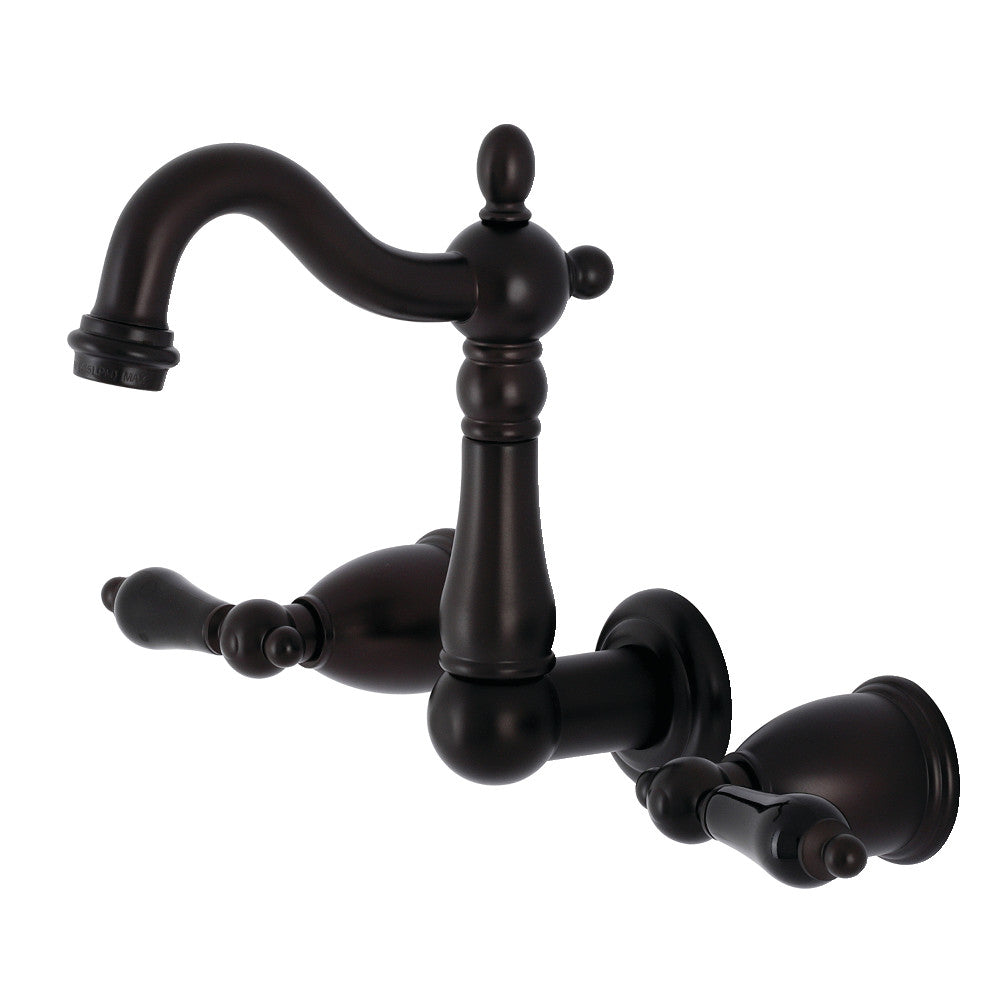 Kingston Brass KS1220PKL Duchess Two-Handle Wall Mount Bathroom Faucet