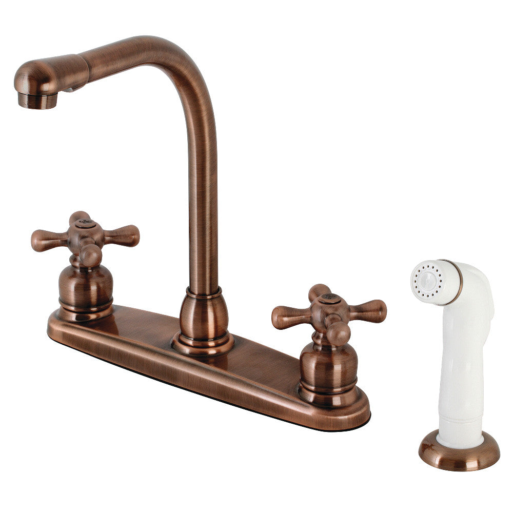 Kingston Brass KB712AX Victorian Centerset Kitchen Faucet