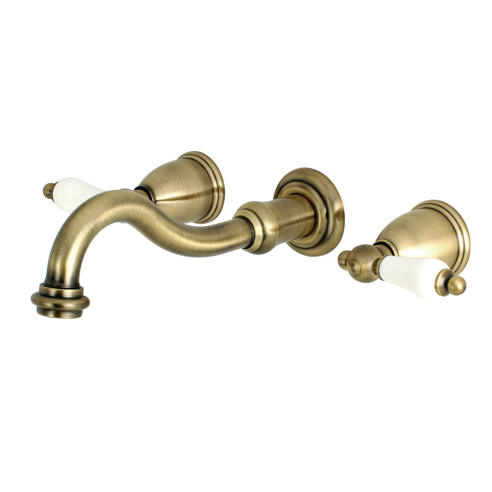 Restoration Two-Handle Wall Mount Tub Faucet