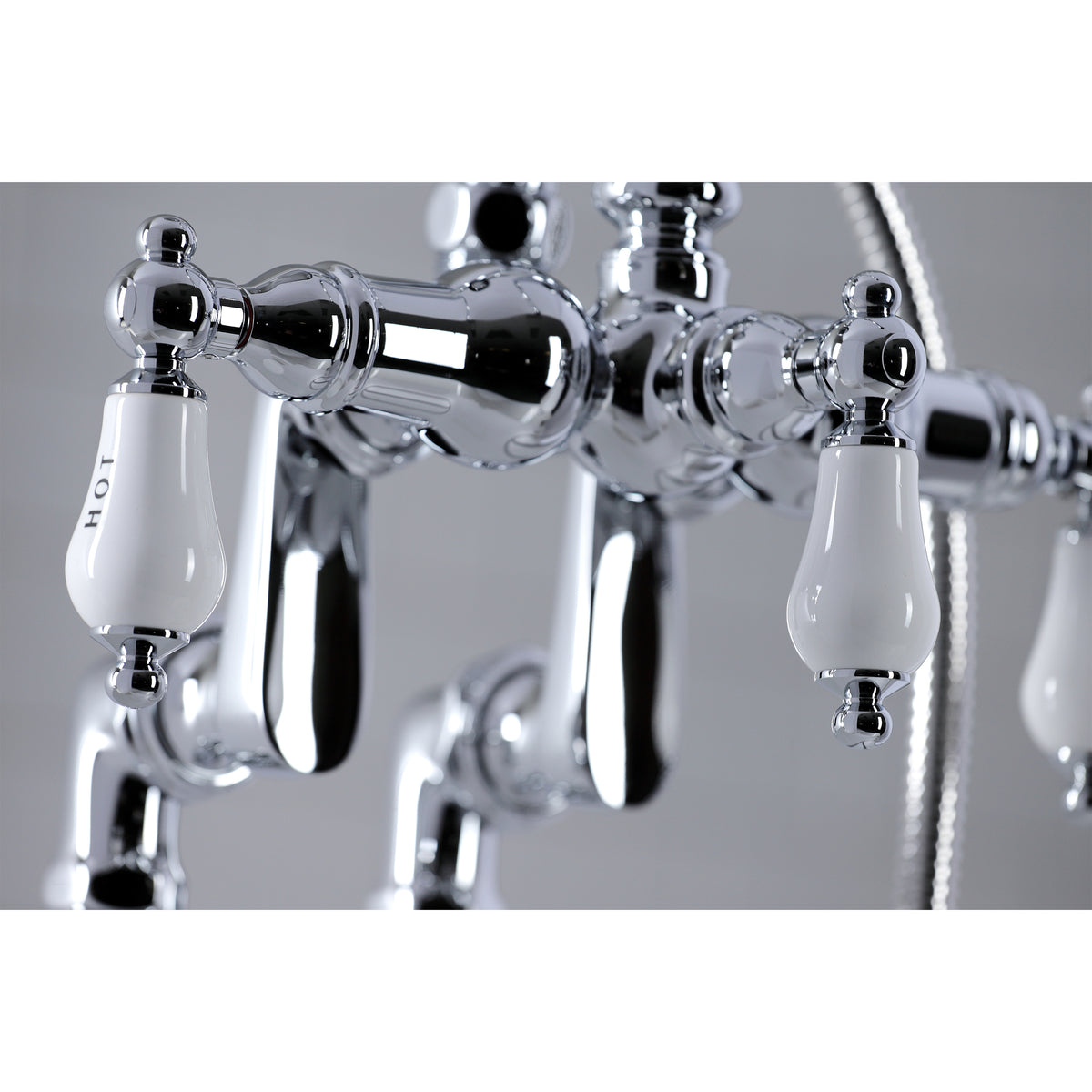 Vintage Clawfoot Tub Faucet with Hand Shower