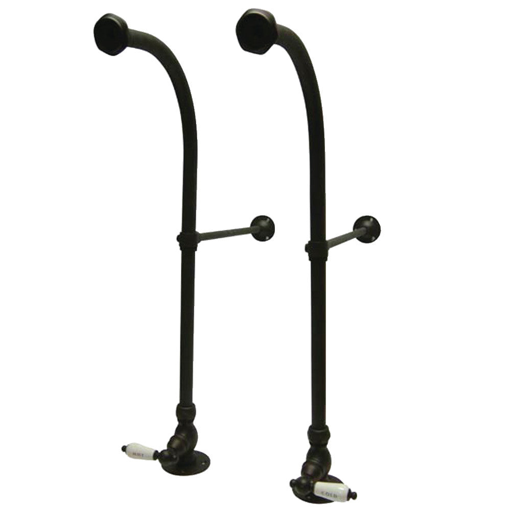 Kingston Brass Rigid Freestand Supplies with Stops