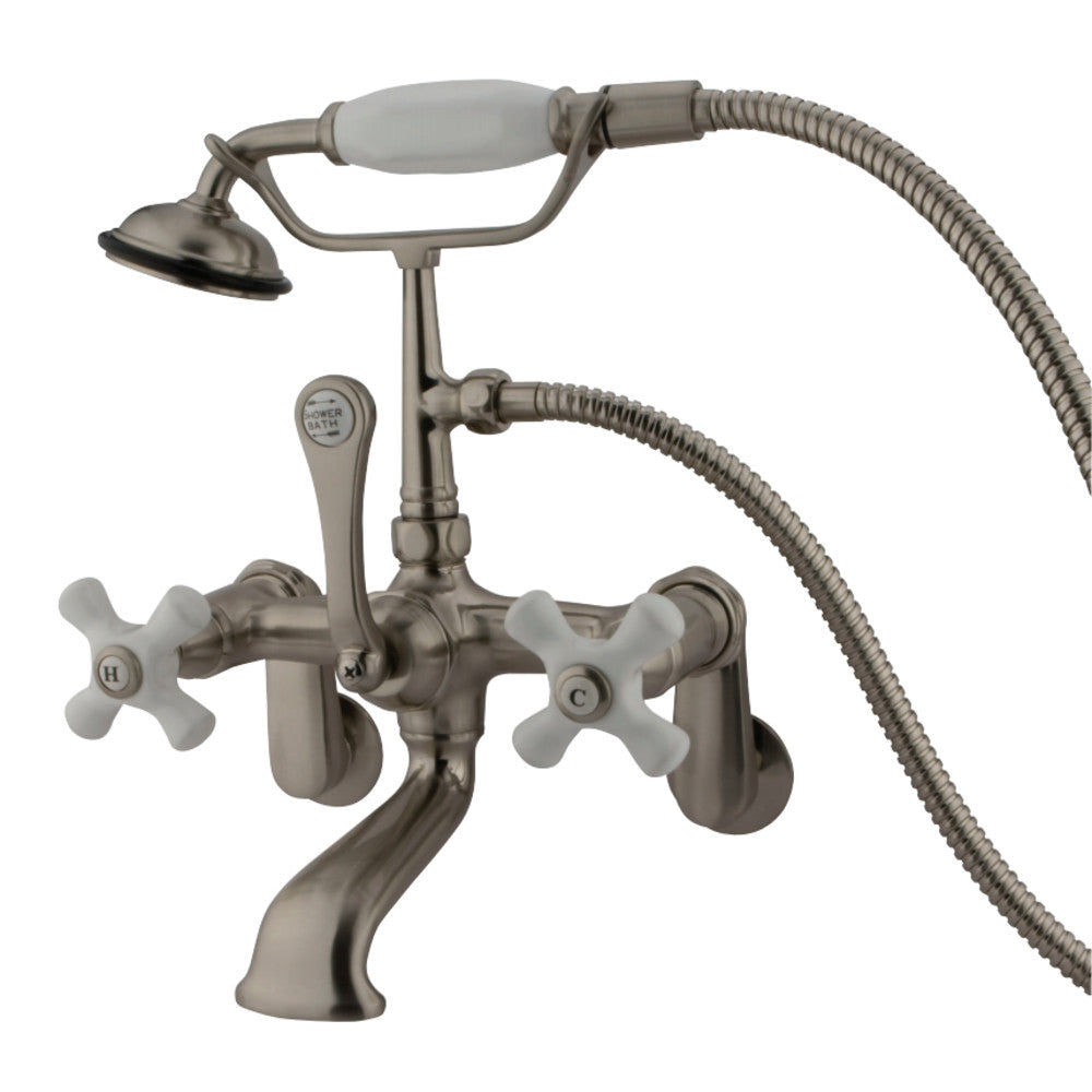 Vintage Adjustable Center Wall Mount Tub Faucet
