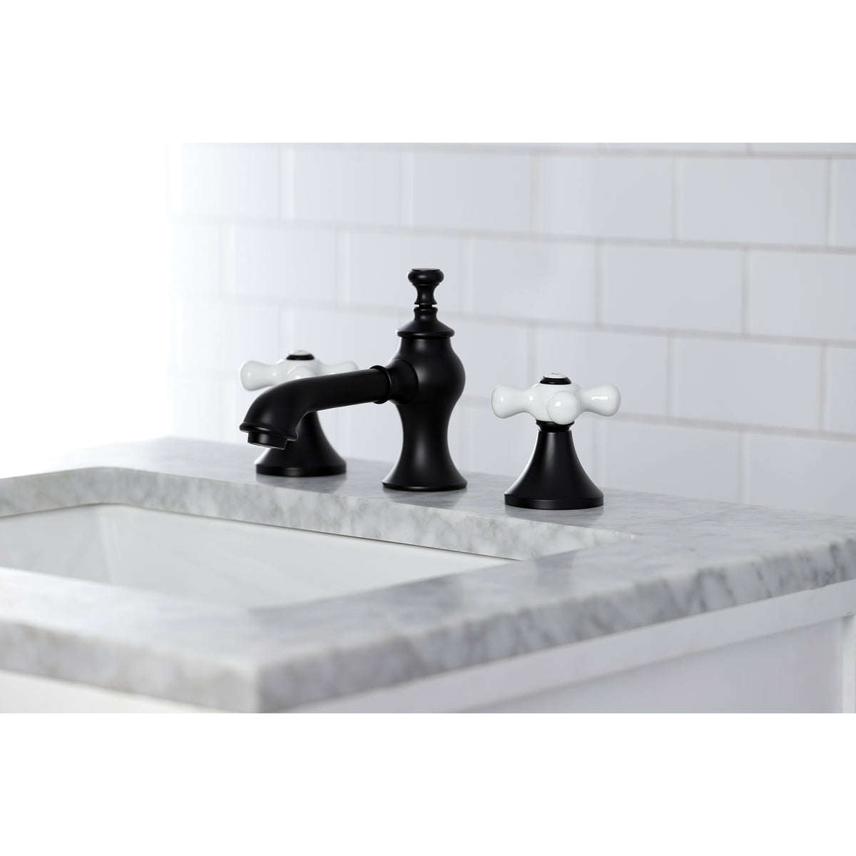 Kingston Brass KC7066PX Vintage 8 in. Widespread Bathroom Faucet