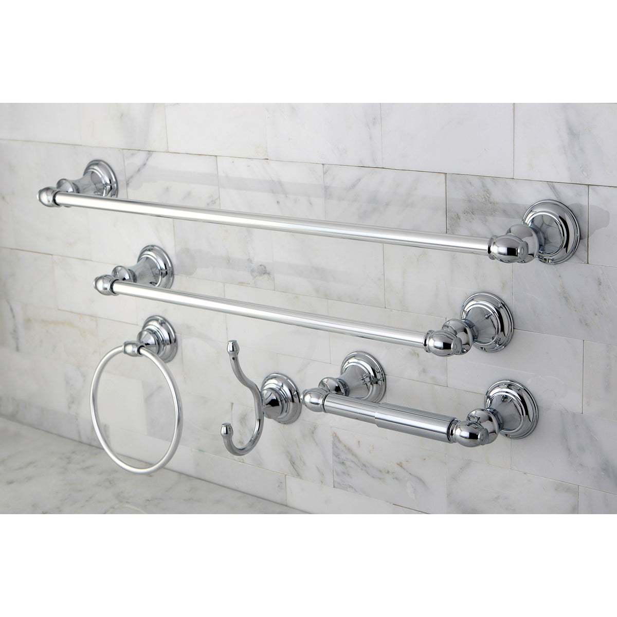 Kingston Brass Provence 5-Piece Bathroom Accessory Set