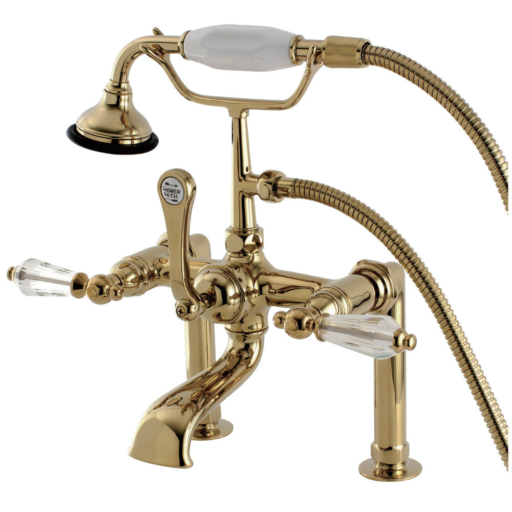 Aqua Vintage Wilshire Deck Mount Clawfoot Tub Faucet