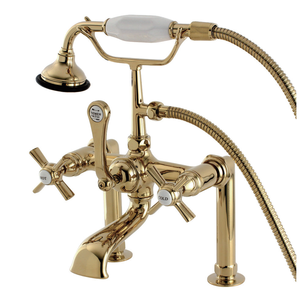 Aqua Vintage Millennium Deck Mount Clawfoot Tub Faucet