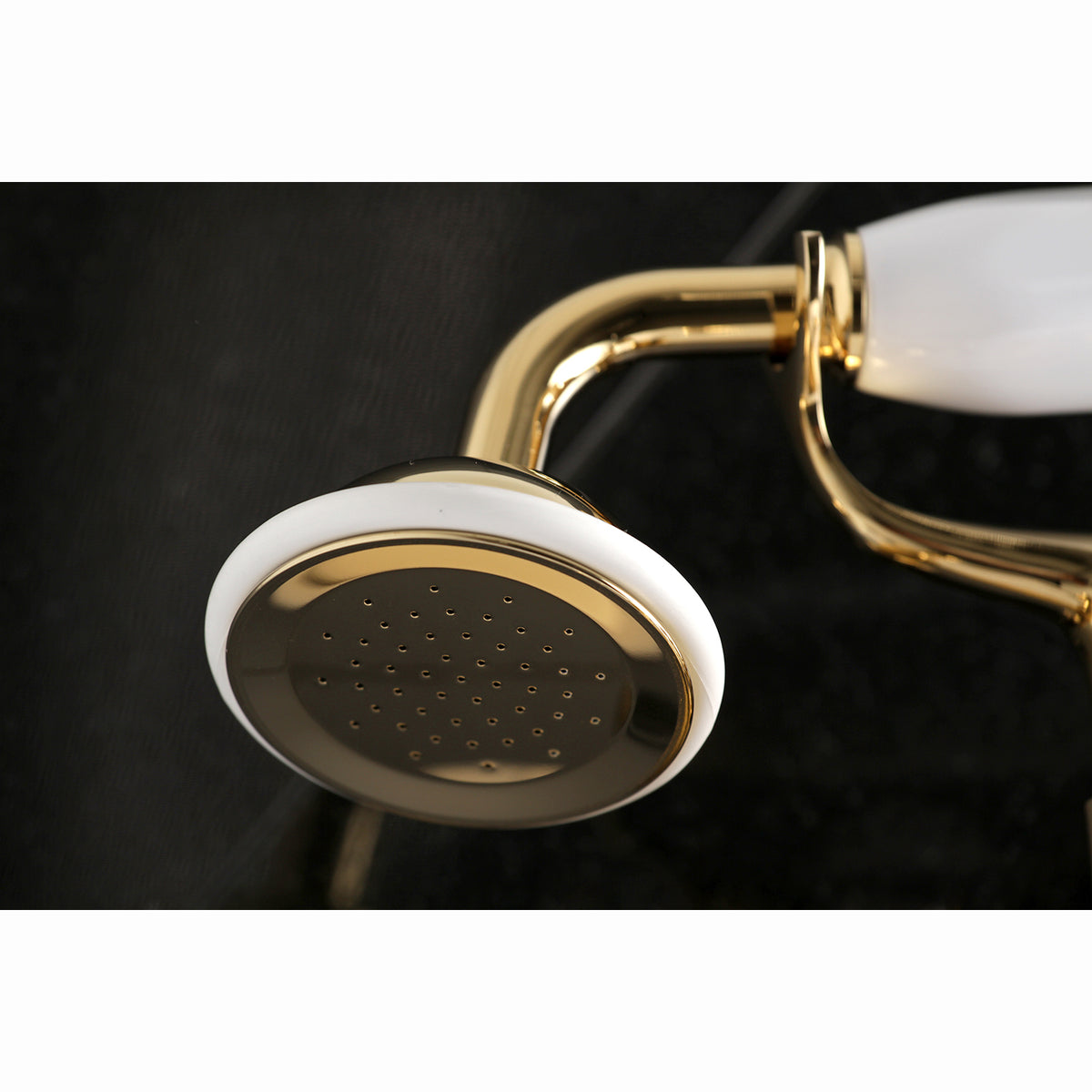 Kingston Tub Wall Mount Clawfoot Tub Faucet with Hand Shower