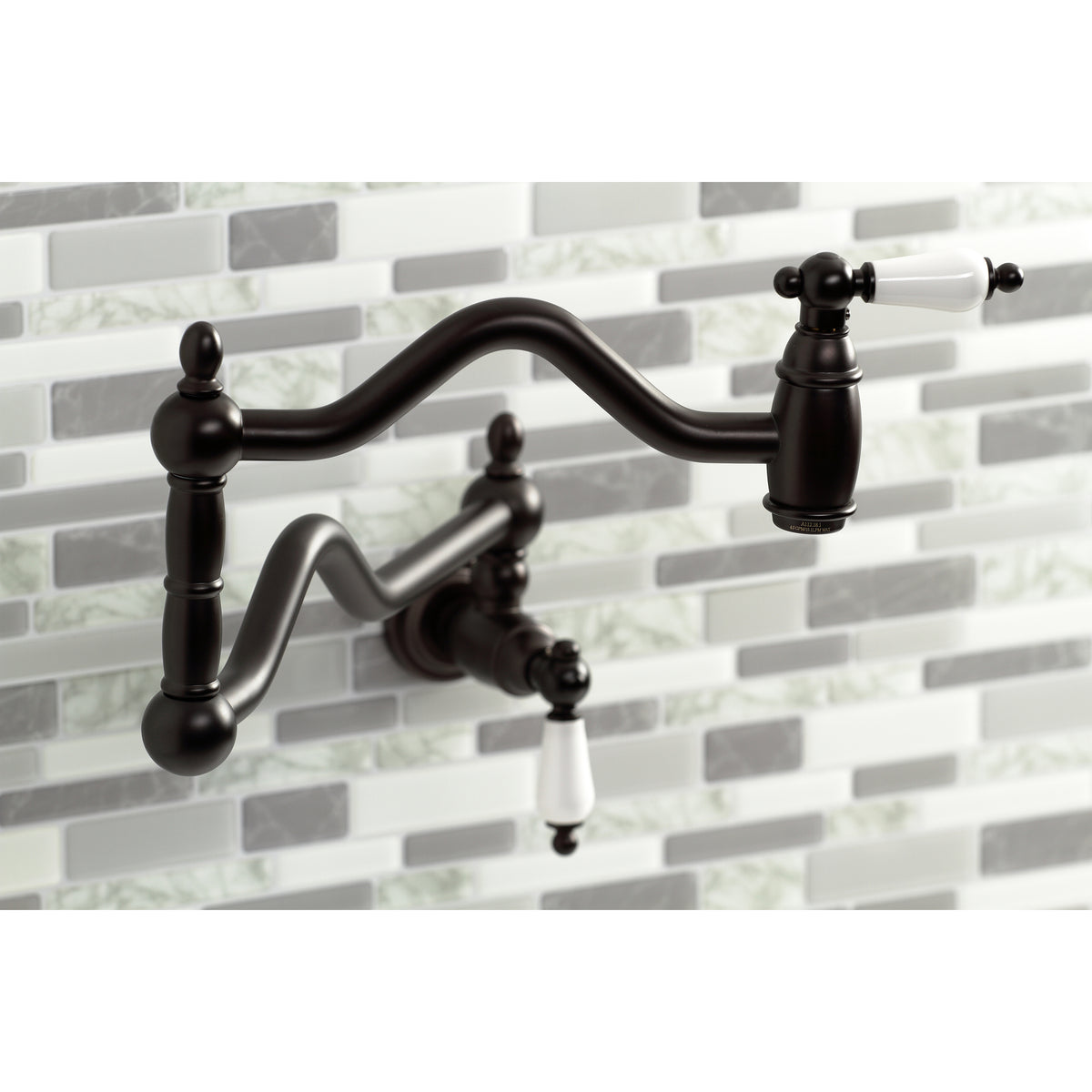 Kingston Brass KS2102PL Heritage Wall Mount Pot Filler