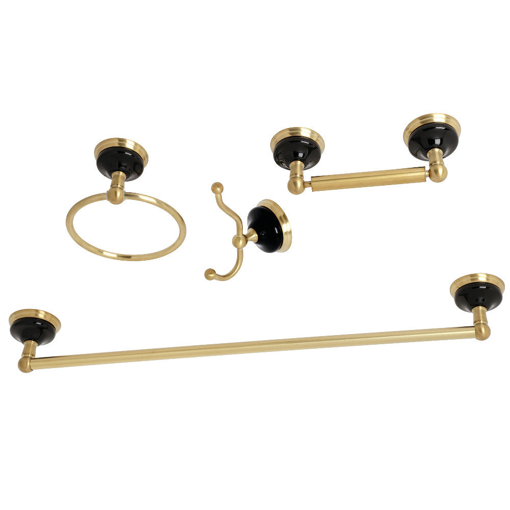 Kingston Brass Water Onyx 4-Piece Bathroom Accessory Set